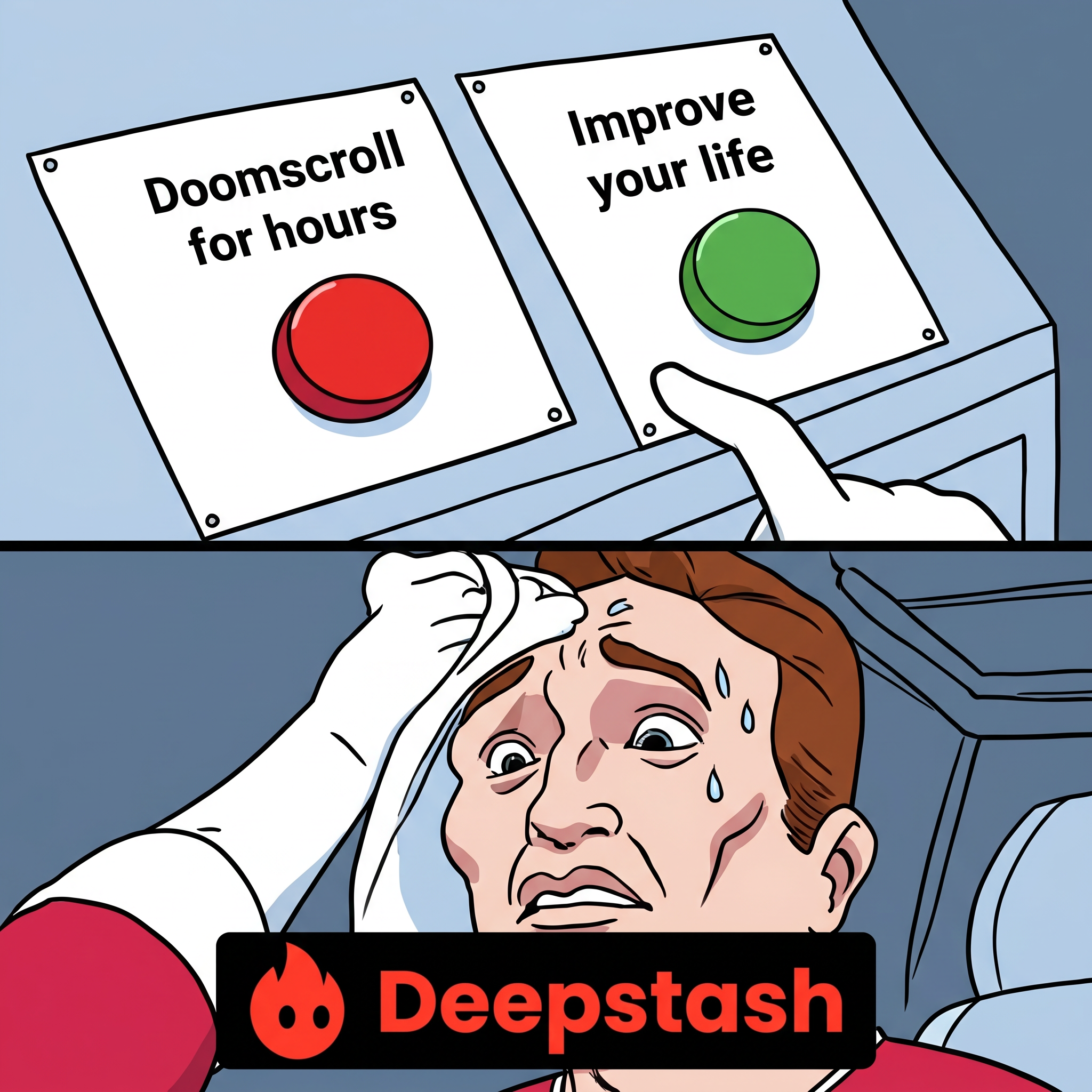 Deepstash Facebook ad