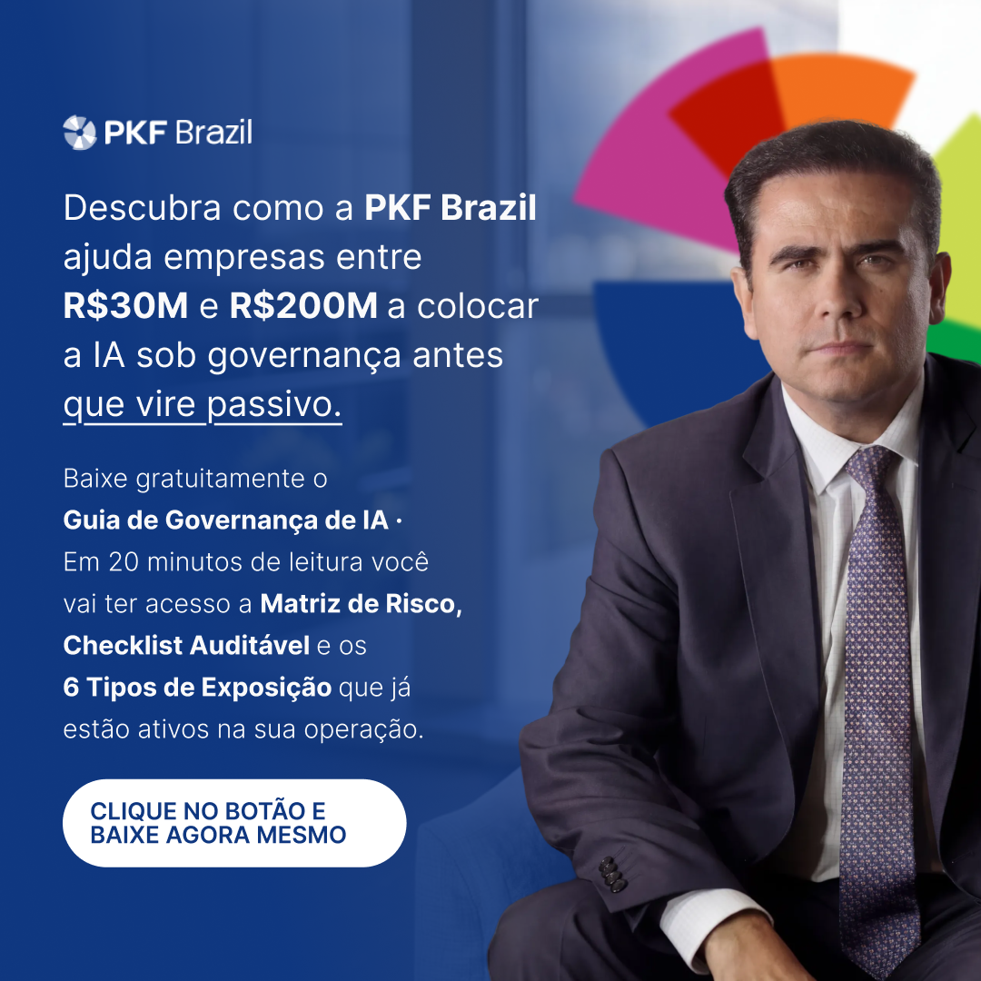 PKF Brazil Facebook ad: A IA já decide na sua empresa, muitas vezes sem você ter…