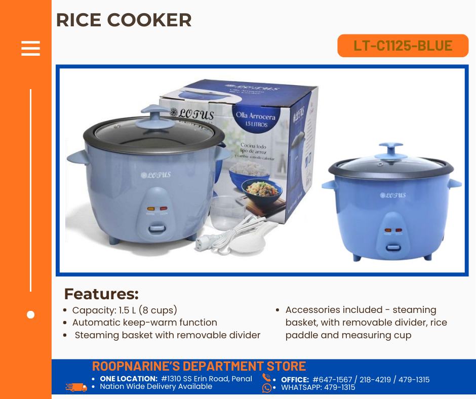 Roopnarine's Department Store Facebook ad