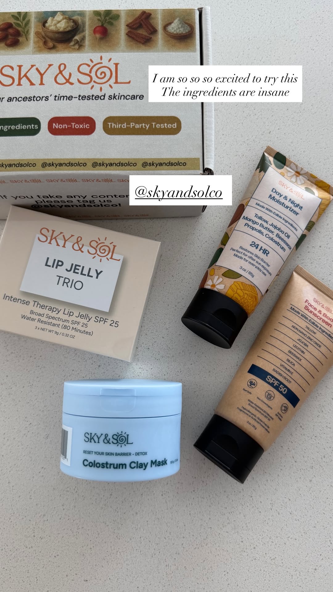 Sky&sol Facebook ad