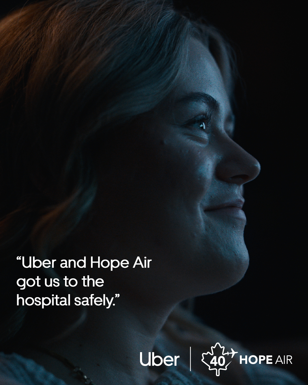 Uber Facebook ad: We help with the ride.