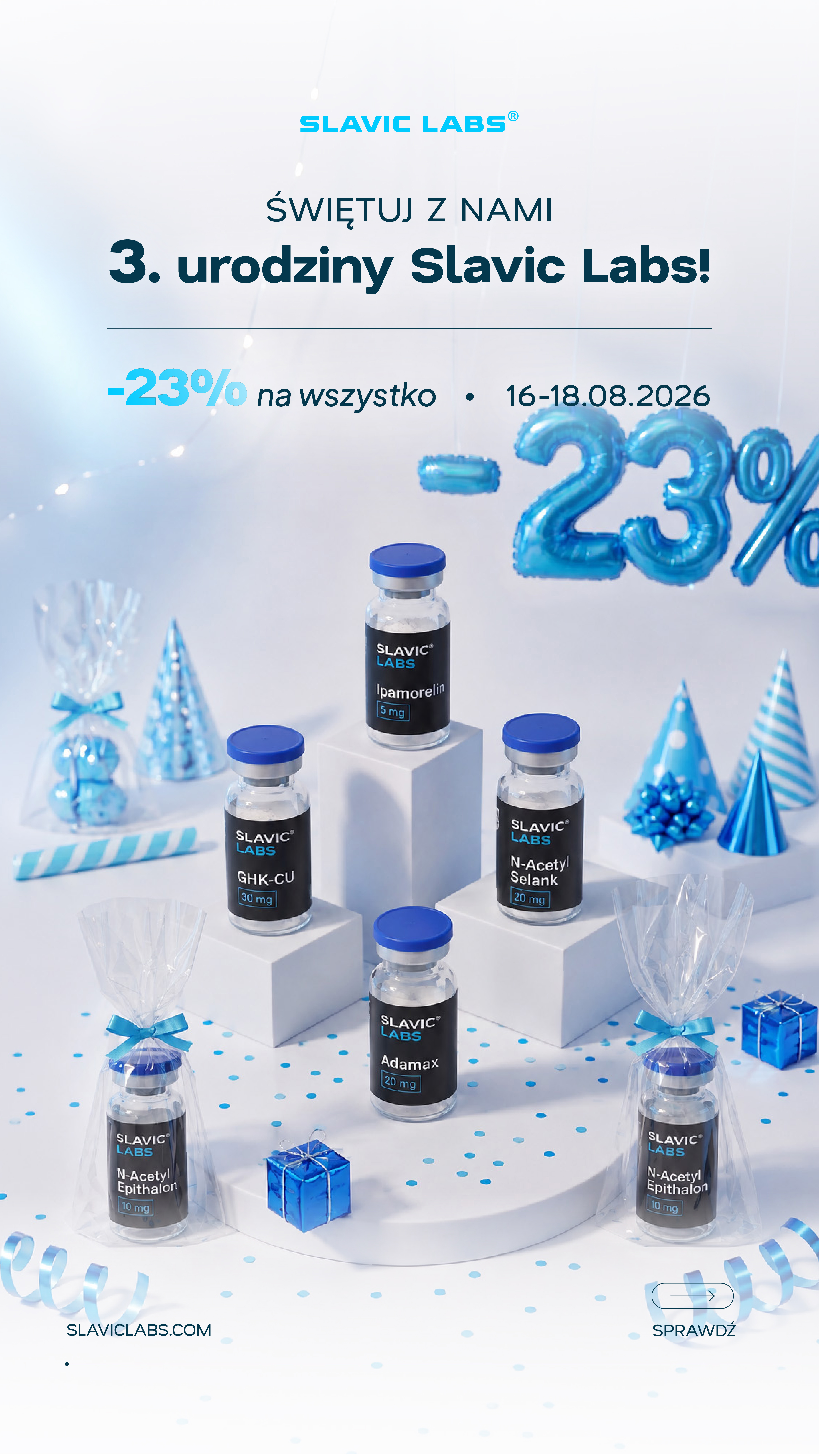Slavic Labs Facebook ad from Aug 17, 2026