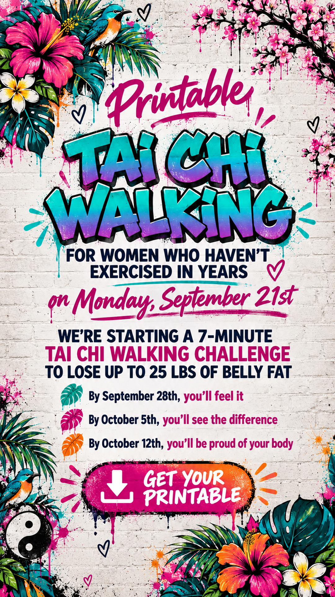 WalkFit Daily Walking Plan Facebook ad