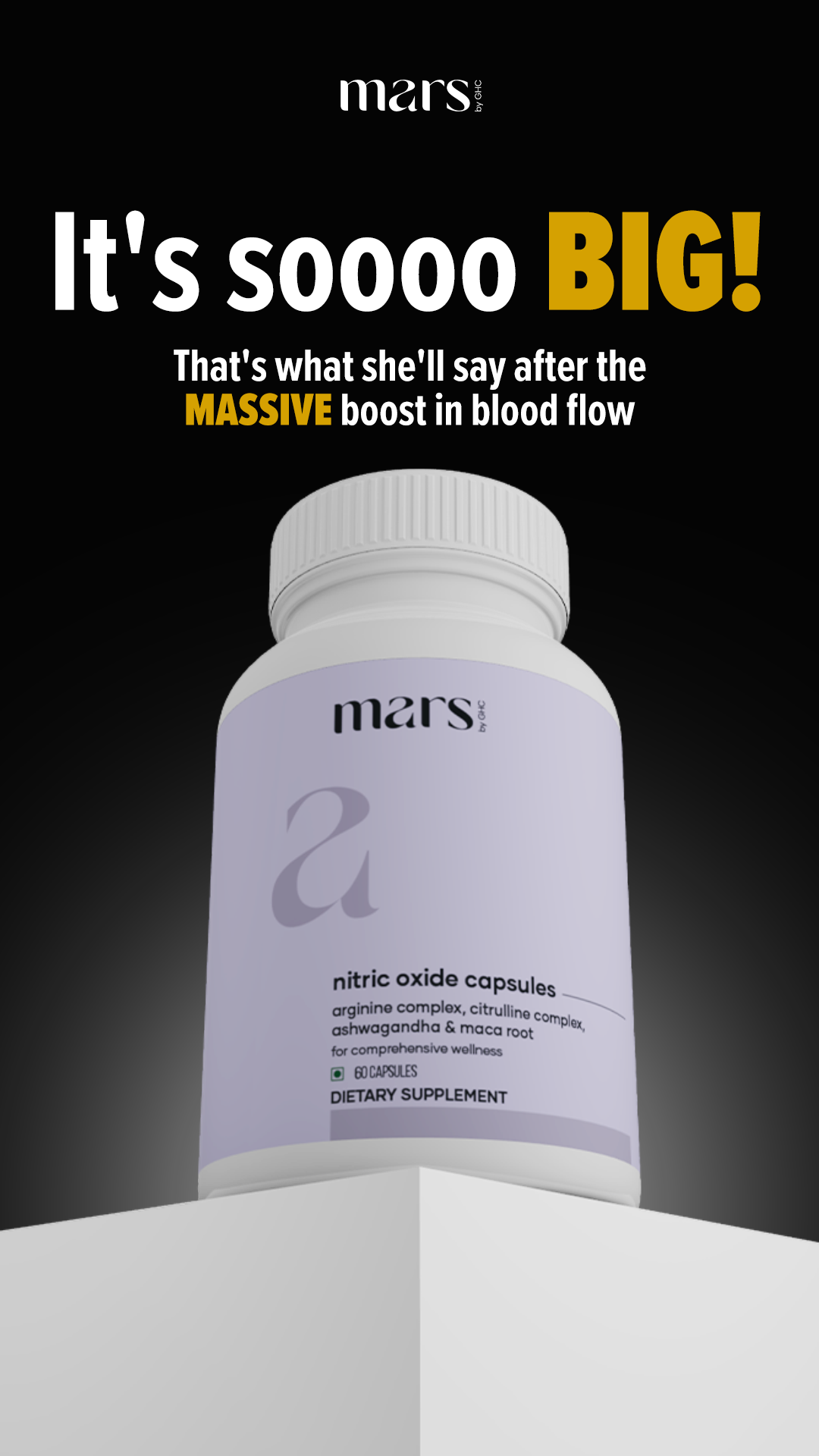 Mars Natural Boosters Facebook ad from Nov 26, 2025