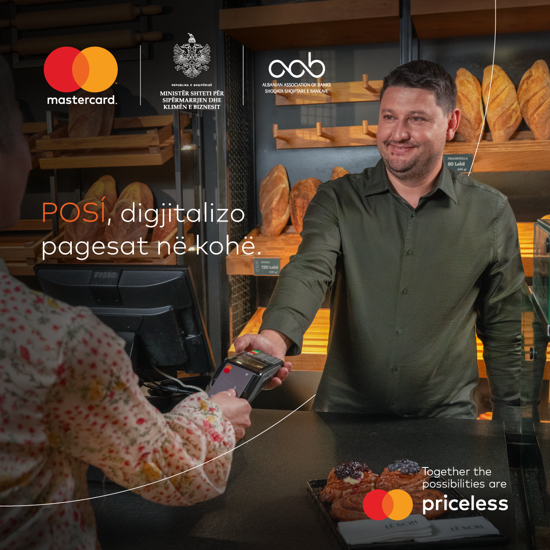 Mastercard Facebook ad: Nëse je një biznes i vogël ose i…