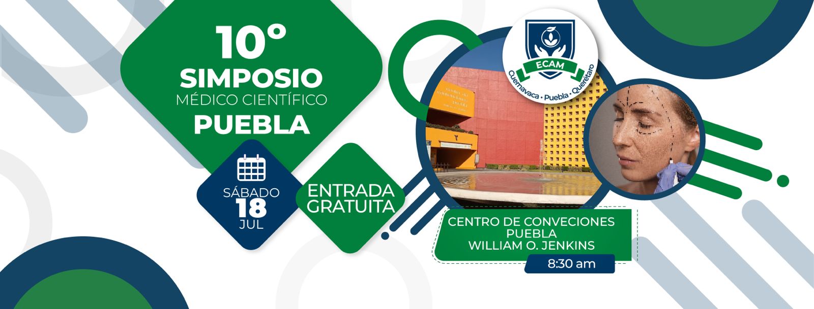 ECAM MEX Facebook ad: Simposio Médico Científico Puebla ECAM / DOMOR PHARMA