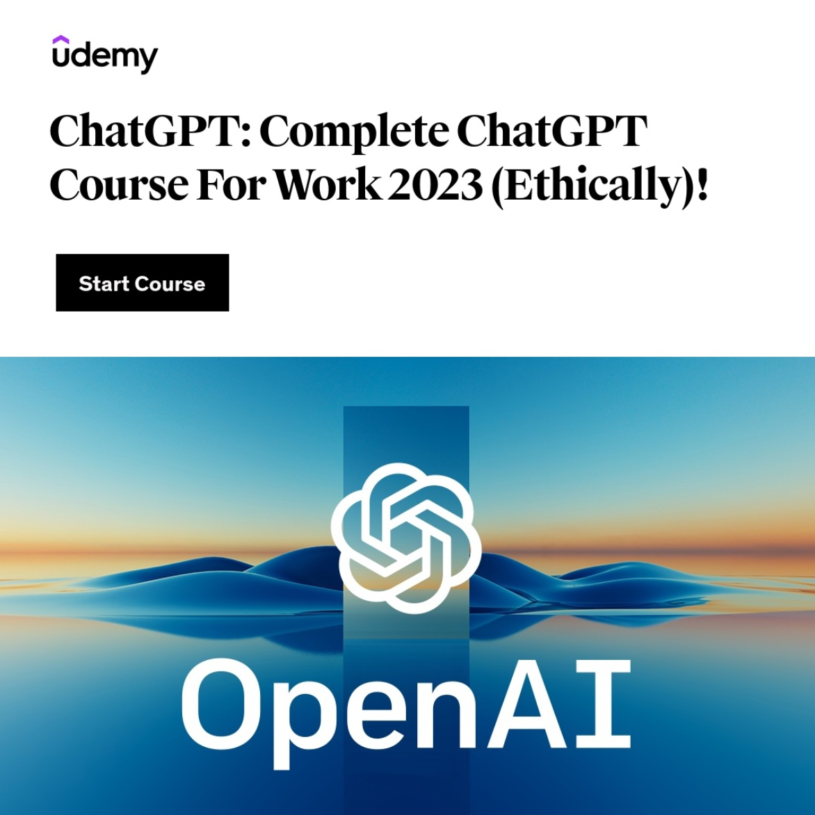 Udemy Facebook ad