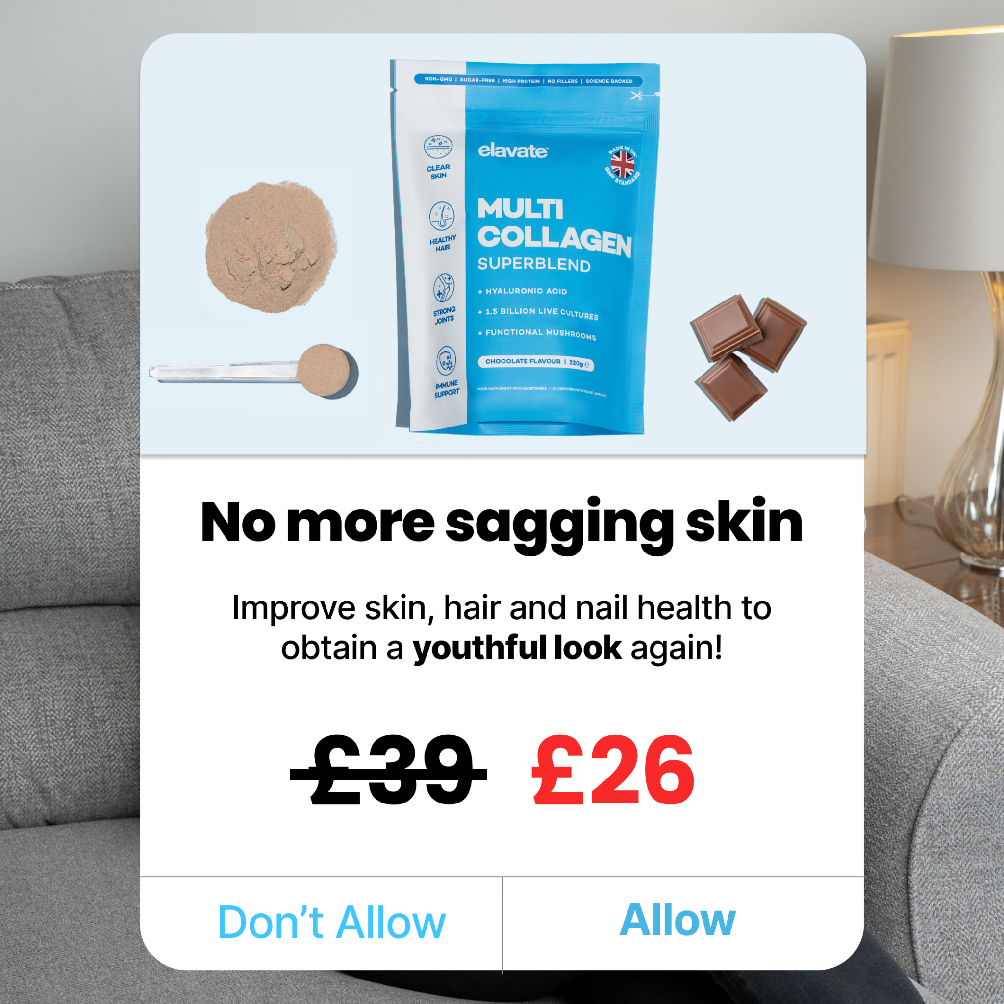 Elavate Facebook ad