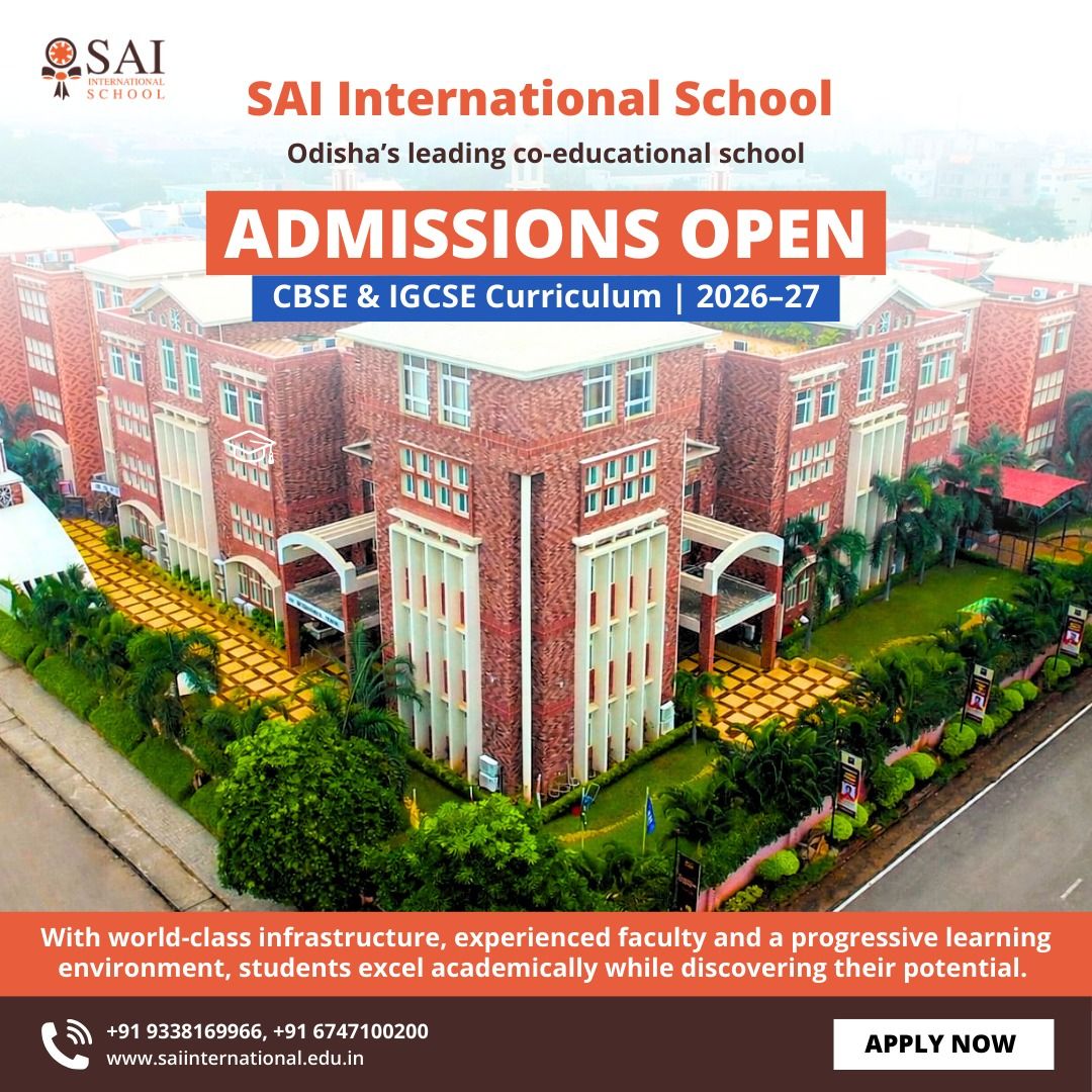 SAI International School Facebook ad: Admissions Open 2026 - 2027