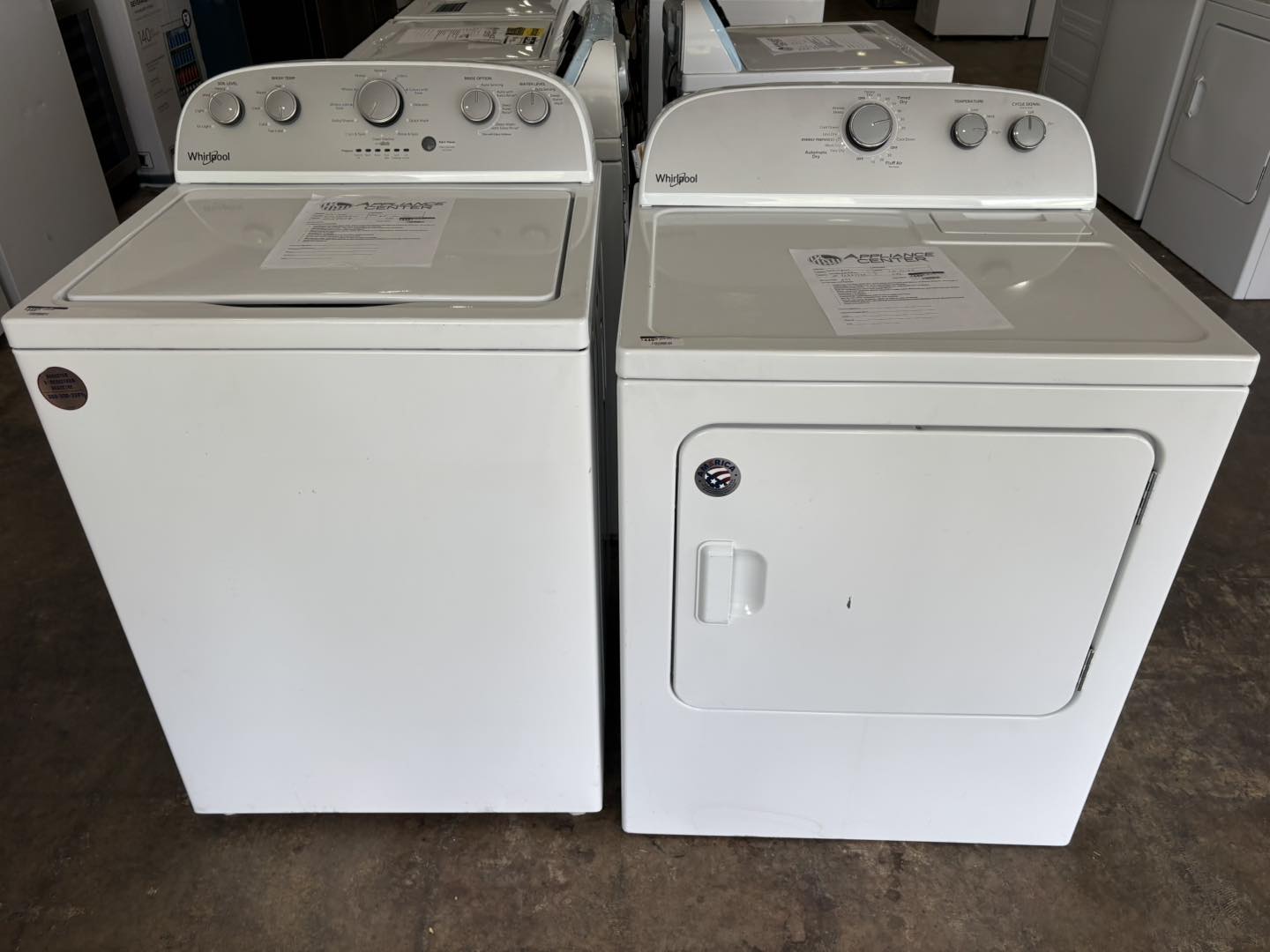 Appliance Center of Forest City Facebook ad: New Stock Just Arrived!