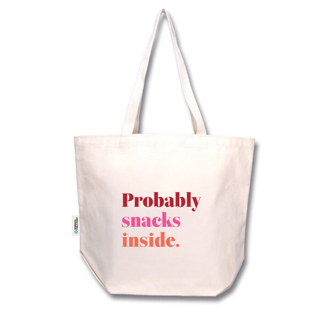 Minnesota Public Radio Facebook ad: Support public media with our special-edition tote bag…