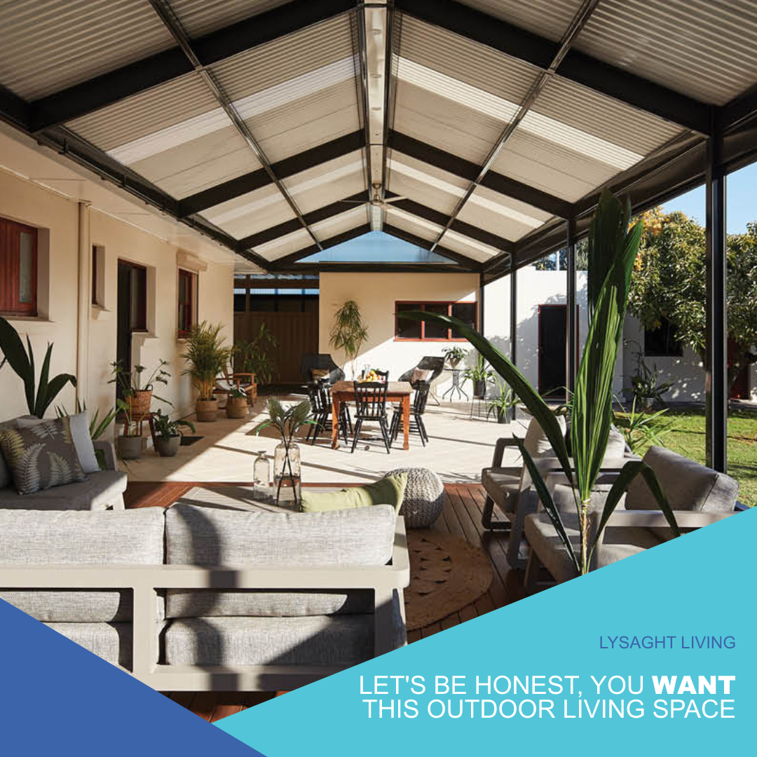Lysaght Australia Facebook ad: Get a Patio Quote Today!