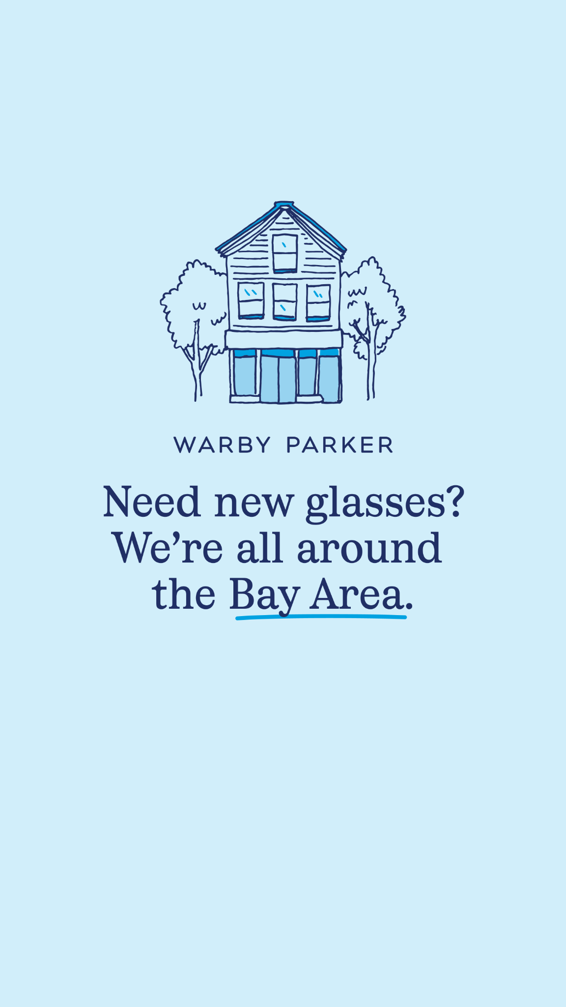 Warby Parker Facebook ad