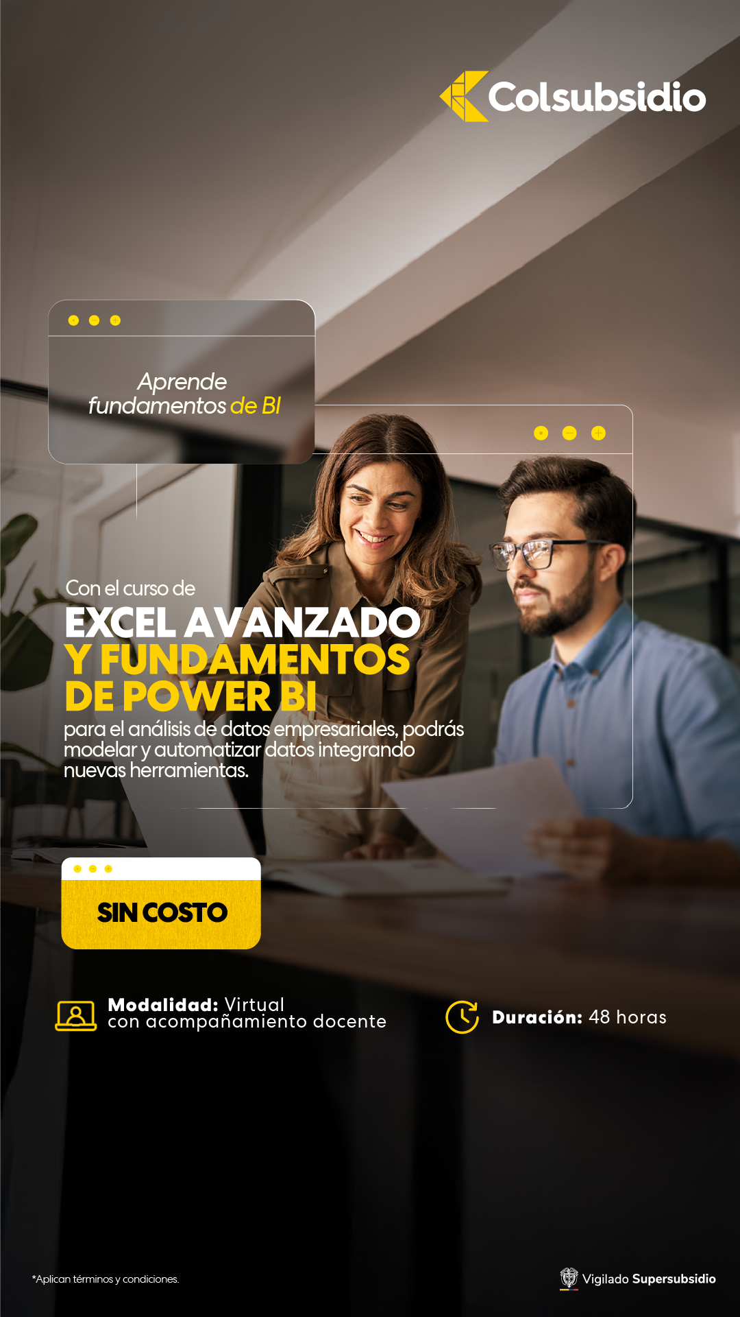 Colsubsidio Facebook ad: Herramientas avanzadas de Excel