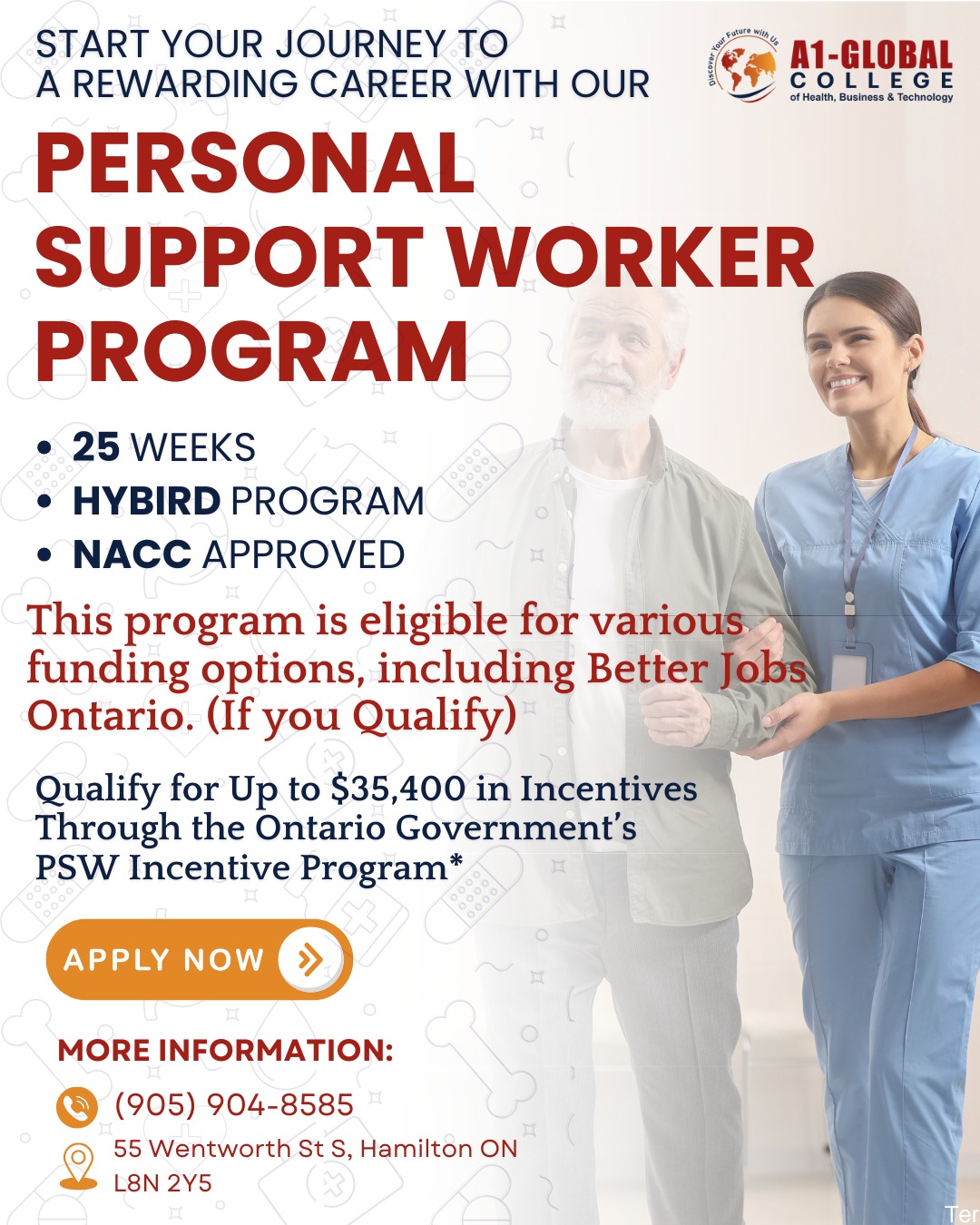 A1-Global College of Health, Business & Technology - Hamilton Facebook ad