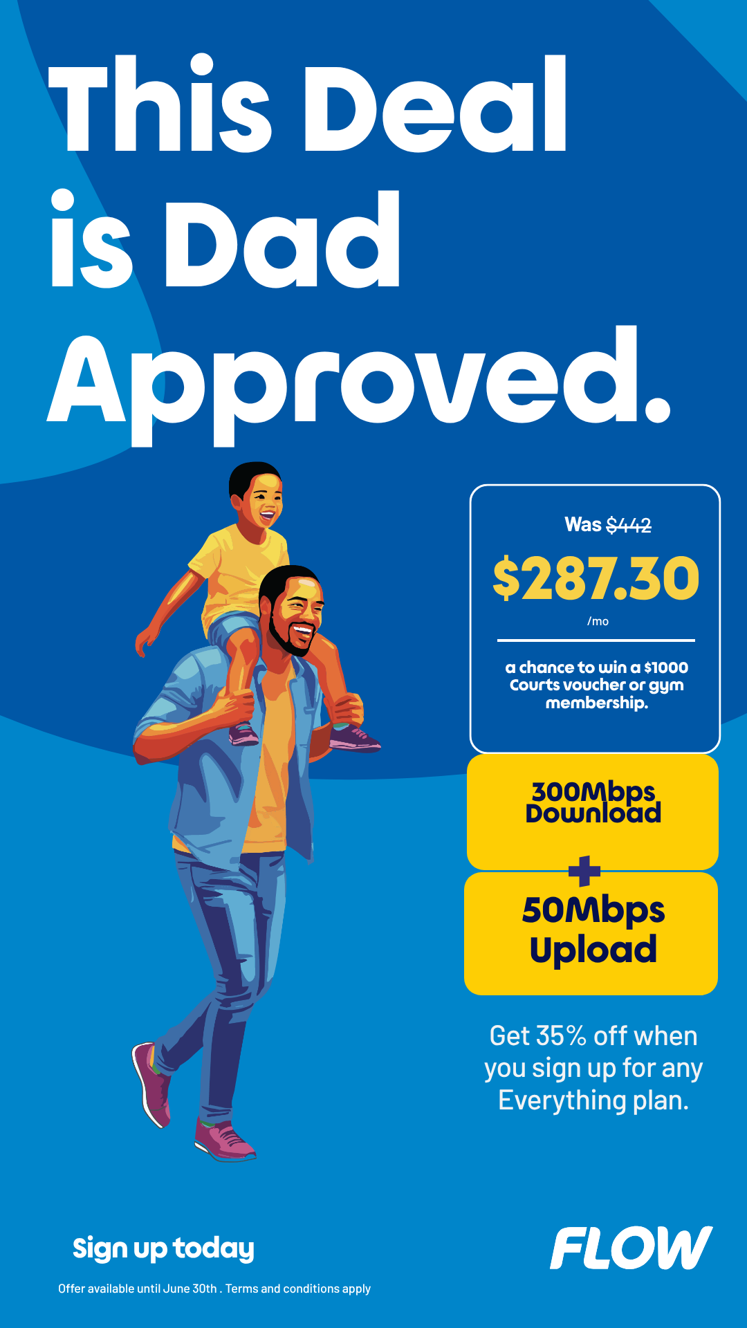 Flow Facebook ad from May 31, 2026