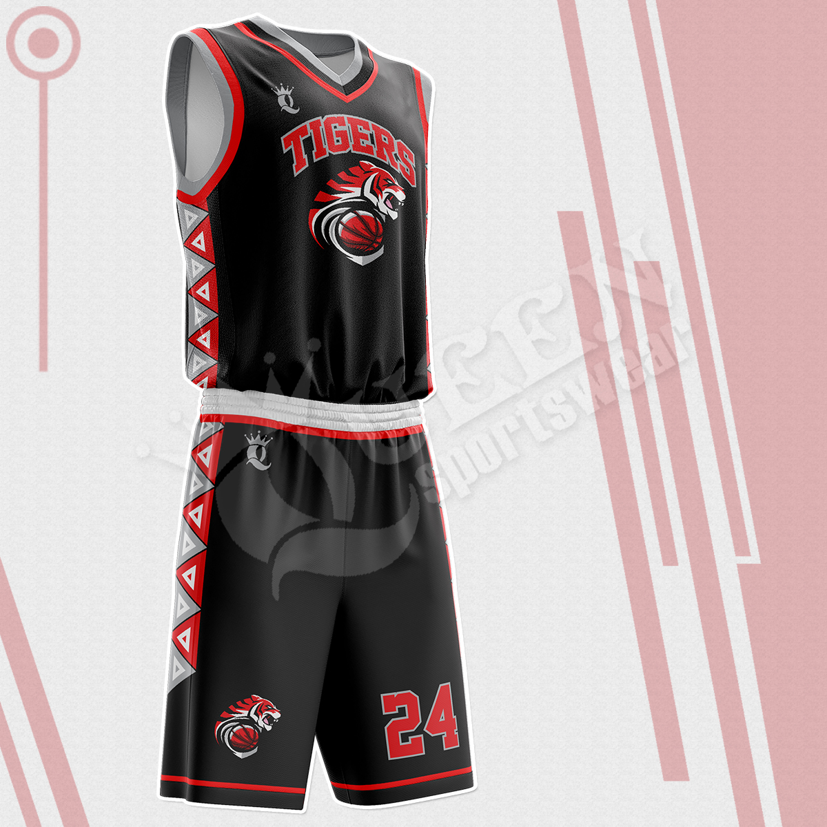 Custom Jersey, Uniform - Basketball Facebook ad: CUSTOM BASKETBALL TEAM UNIFORMS