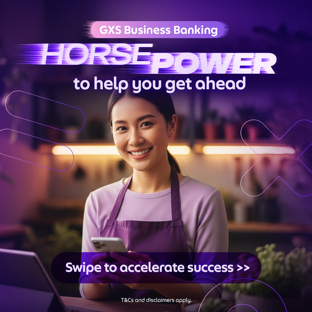 GXS Bank Facebook ad