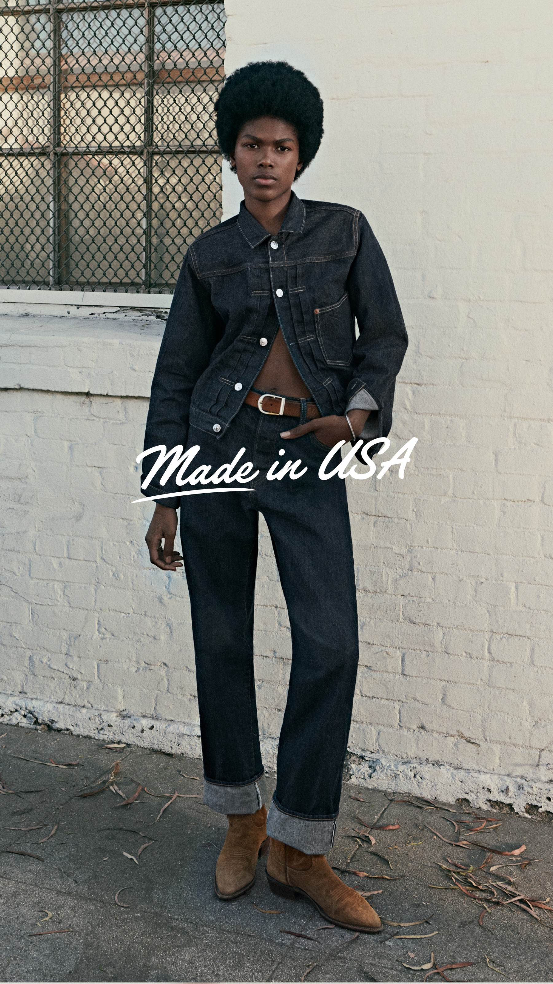 Buck Mason Women's Facebook ad