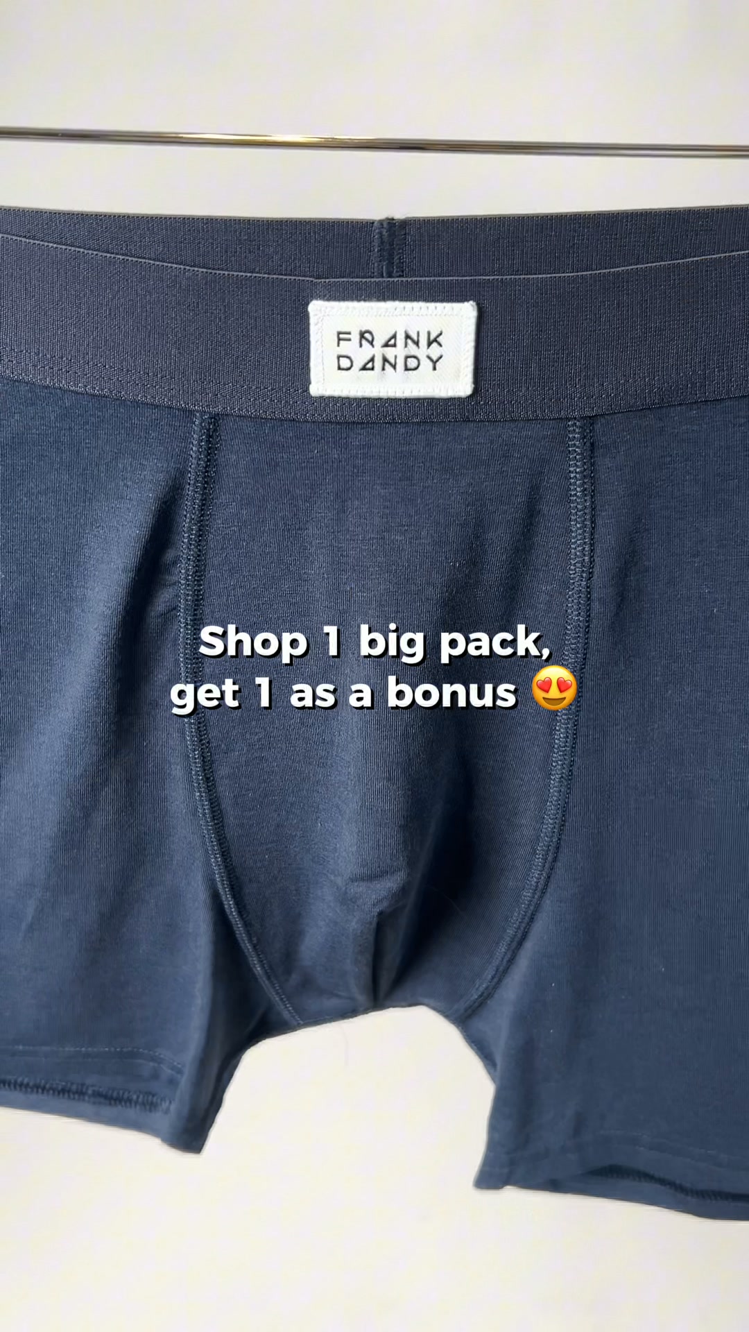 Frank Dandy Facebook ad: Lägg två pack i kassan, betala bara för ett!