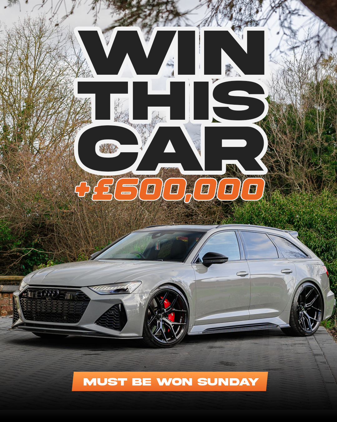 Dream Car Giveaways Facebook ad