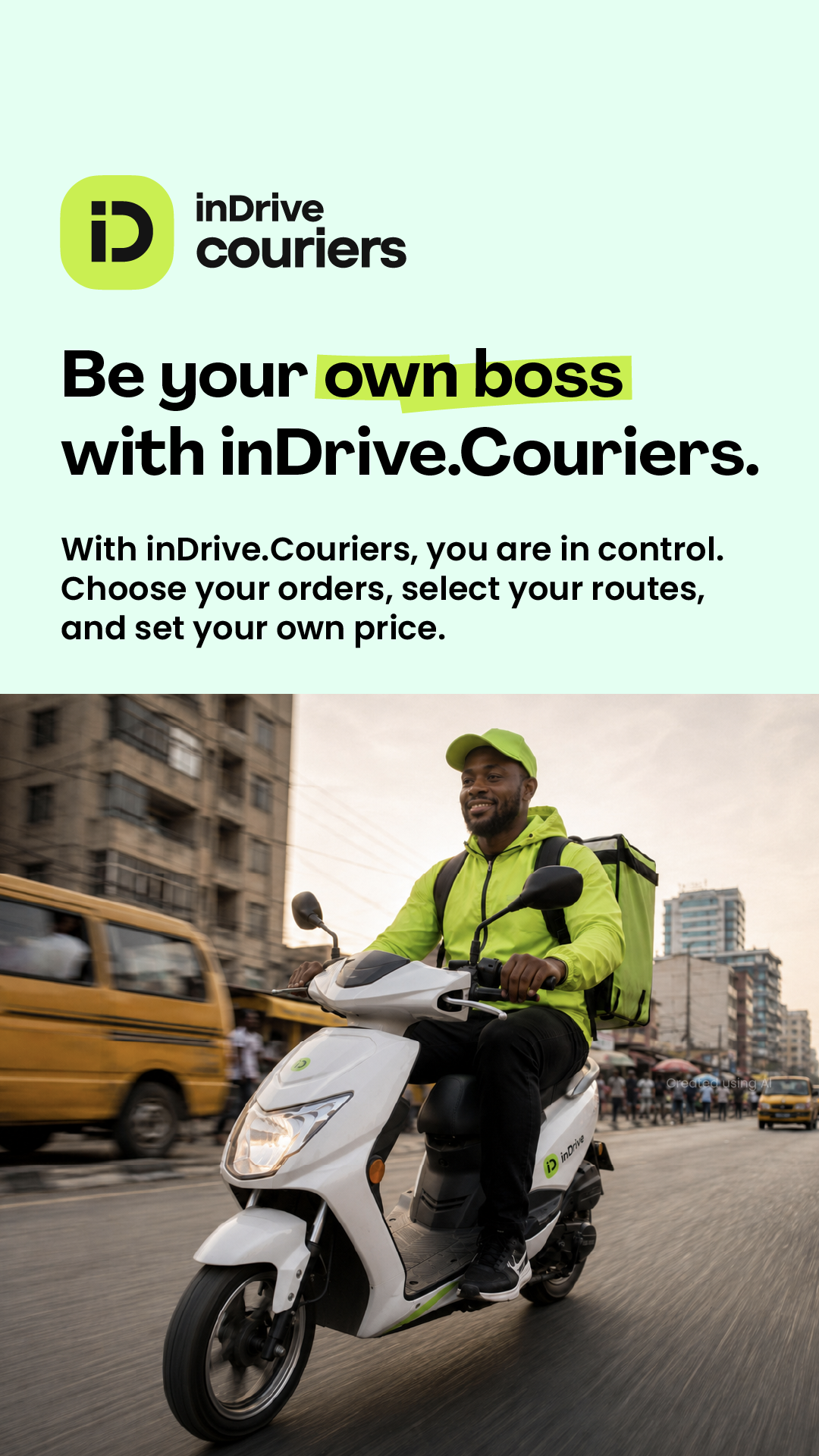 inDrive Facebook ad
