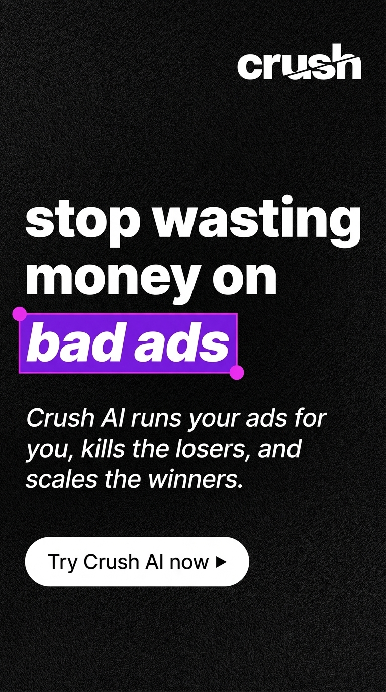 trycrush.ai Facebook ad