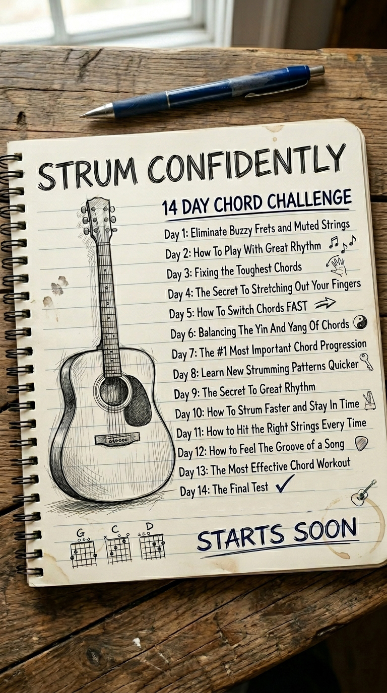 5 Minute Guitar Lessons Facebook ad