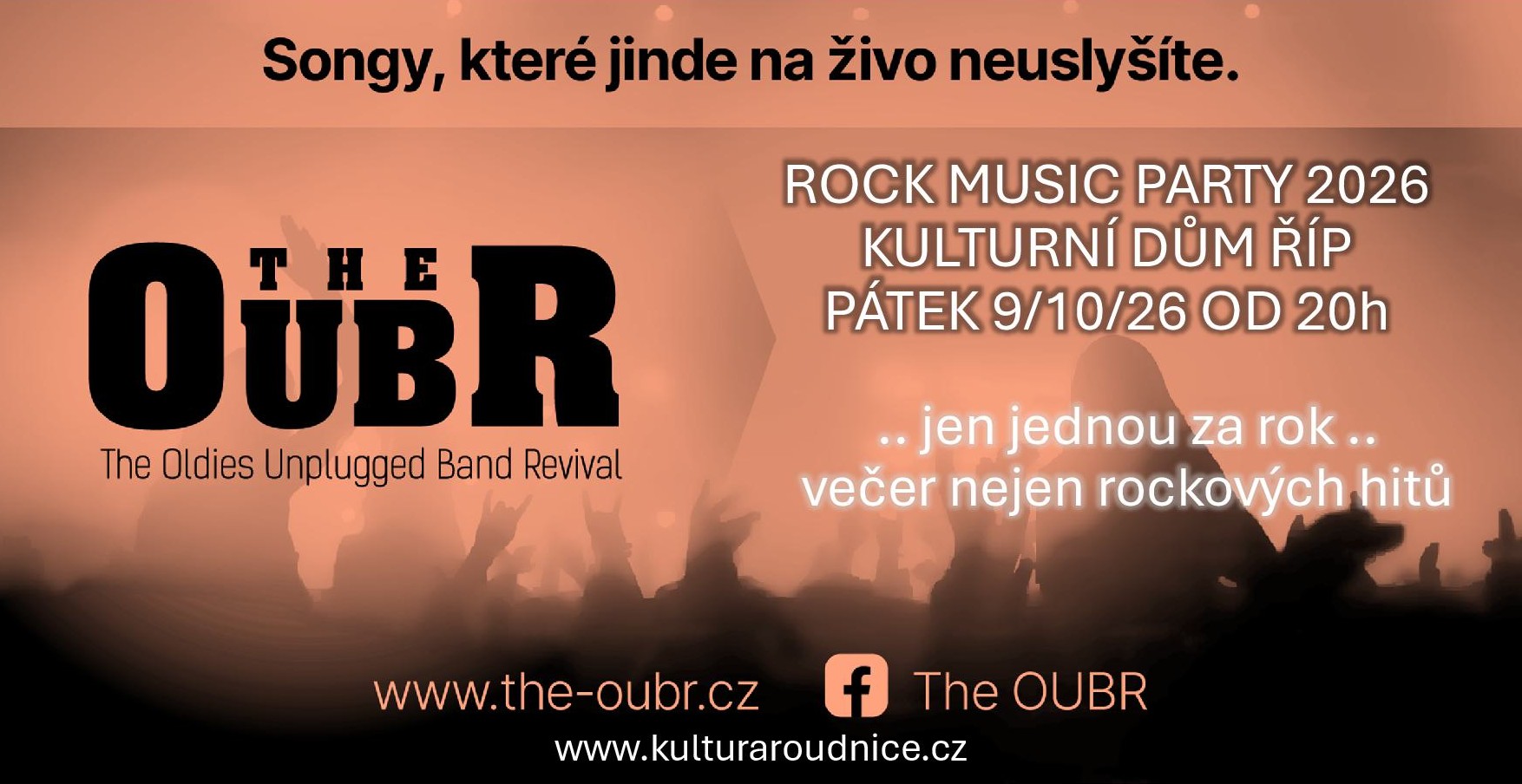 The OUBR Facebook ad: Rock Music Party 2026