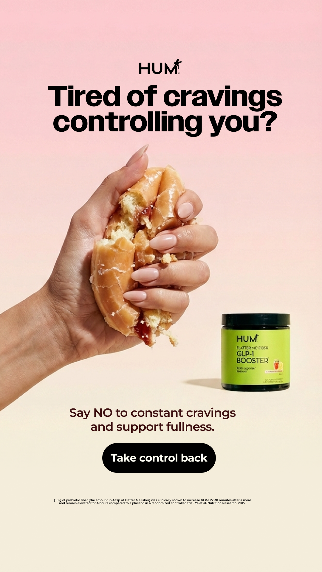 HUM Nutrition Facebook ad