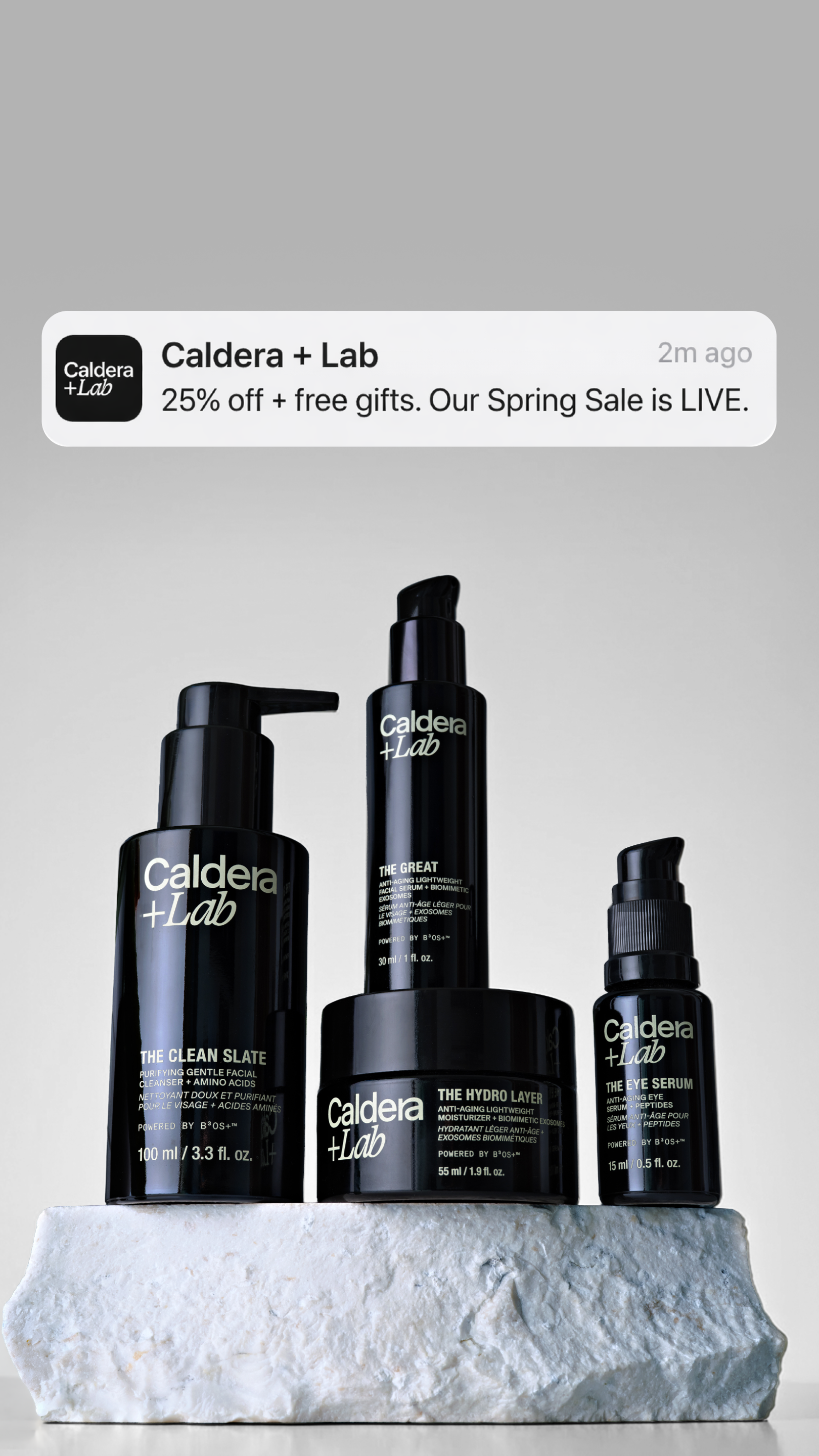 Caldera + Lab Facebook ad