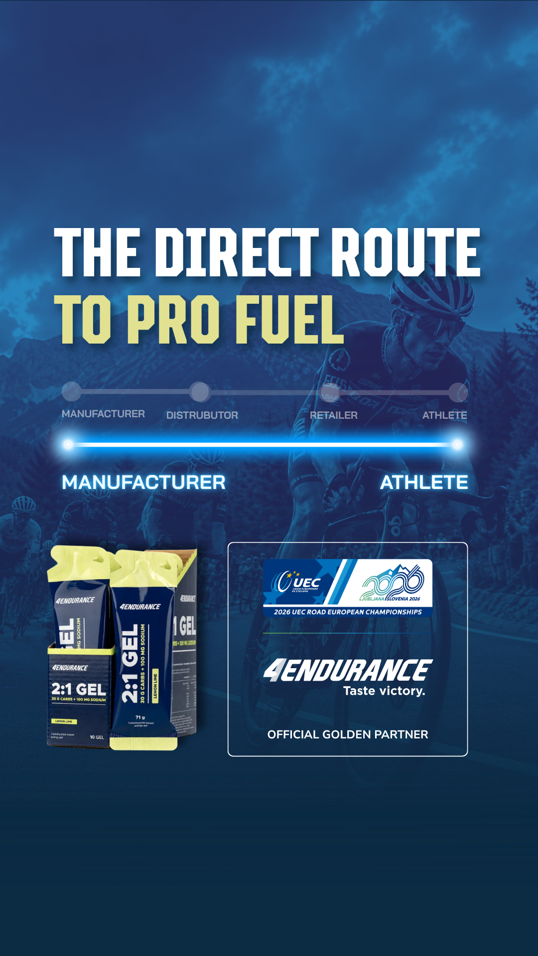 4Endurance EU Facebook ad: The Direct Route to Pro Fuel