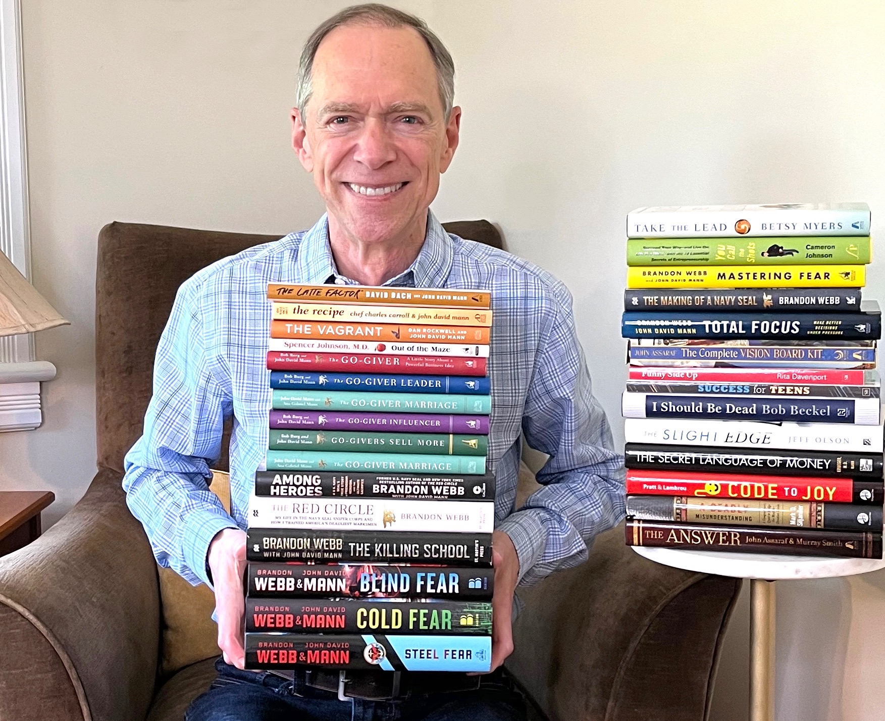 John David Mann Facebook ad: What if you wrote a book, and it changed the world?