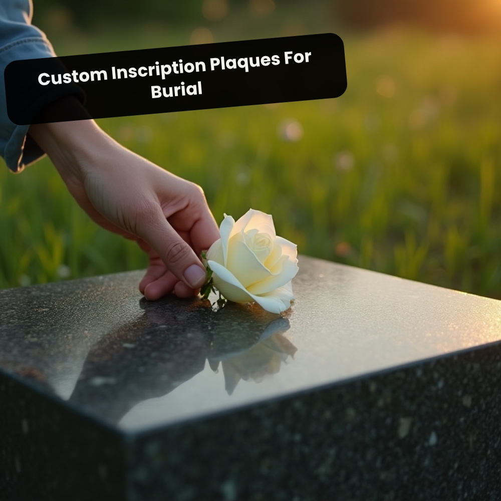 GoSearchable Highlight Facebook ad: Custom Inscription Plaques For Burial.