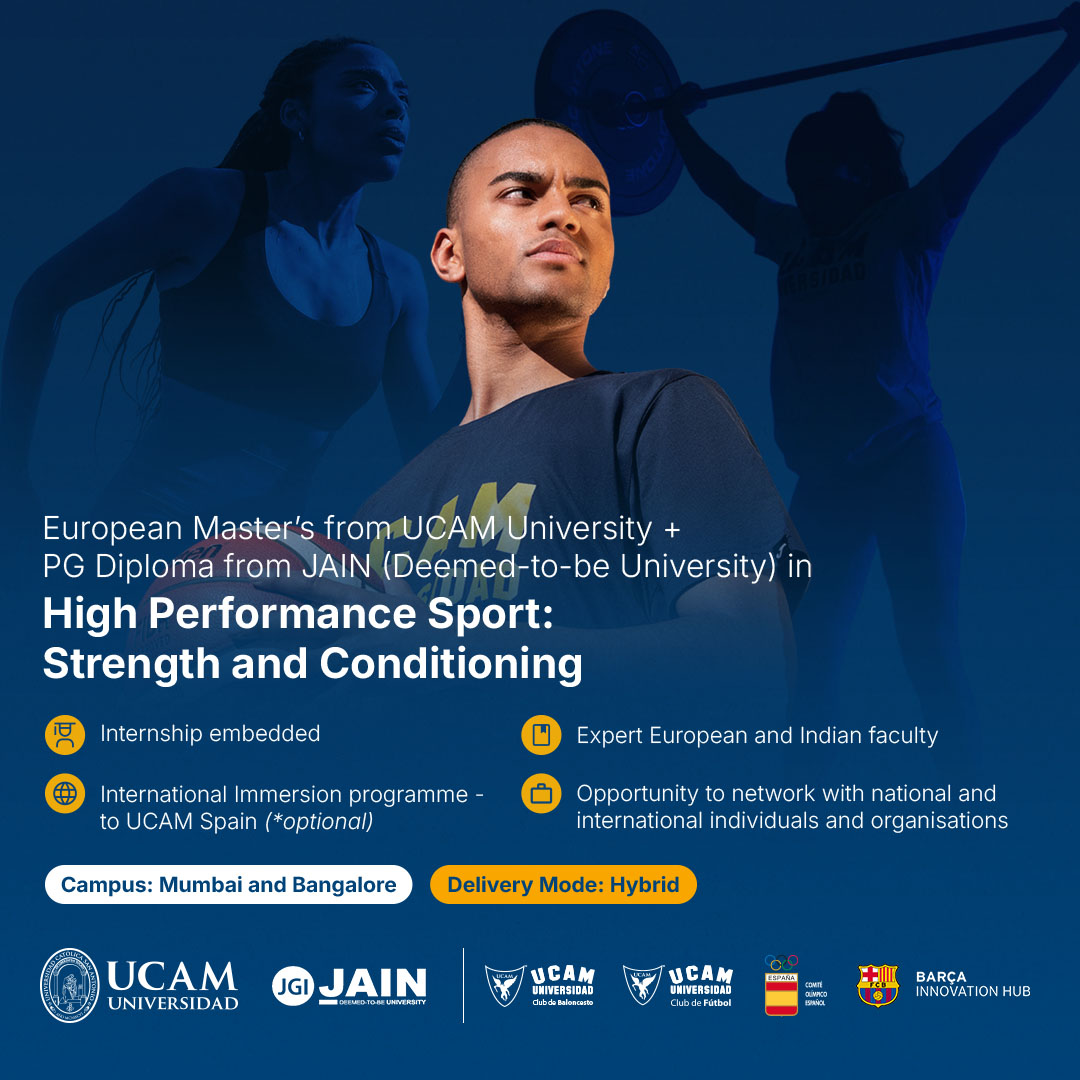 UCAM India Campus Facebook ad: Get a European Master + PG Certificate in High Performance…