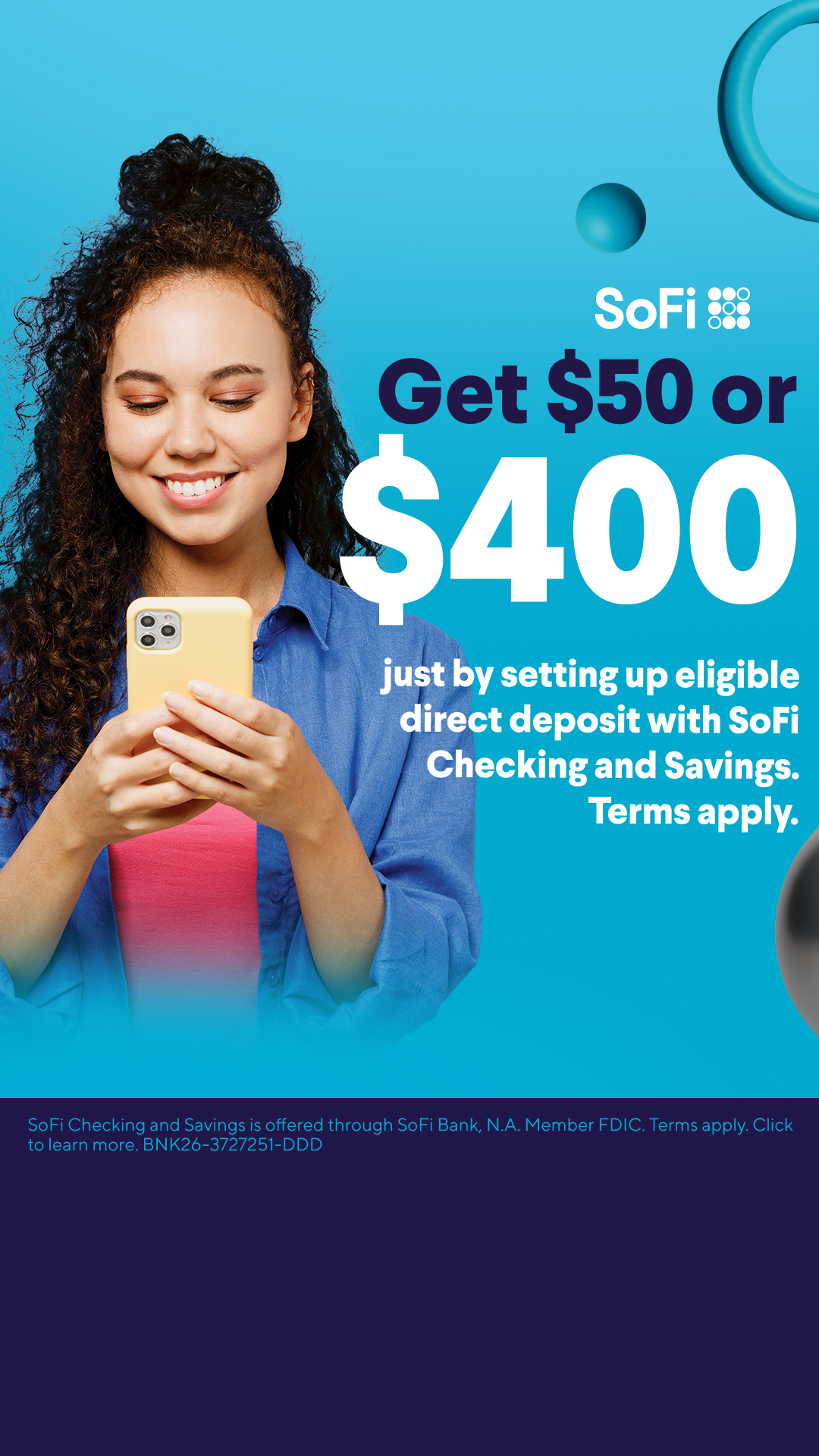 SoFi Facebook ad