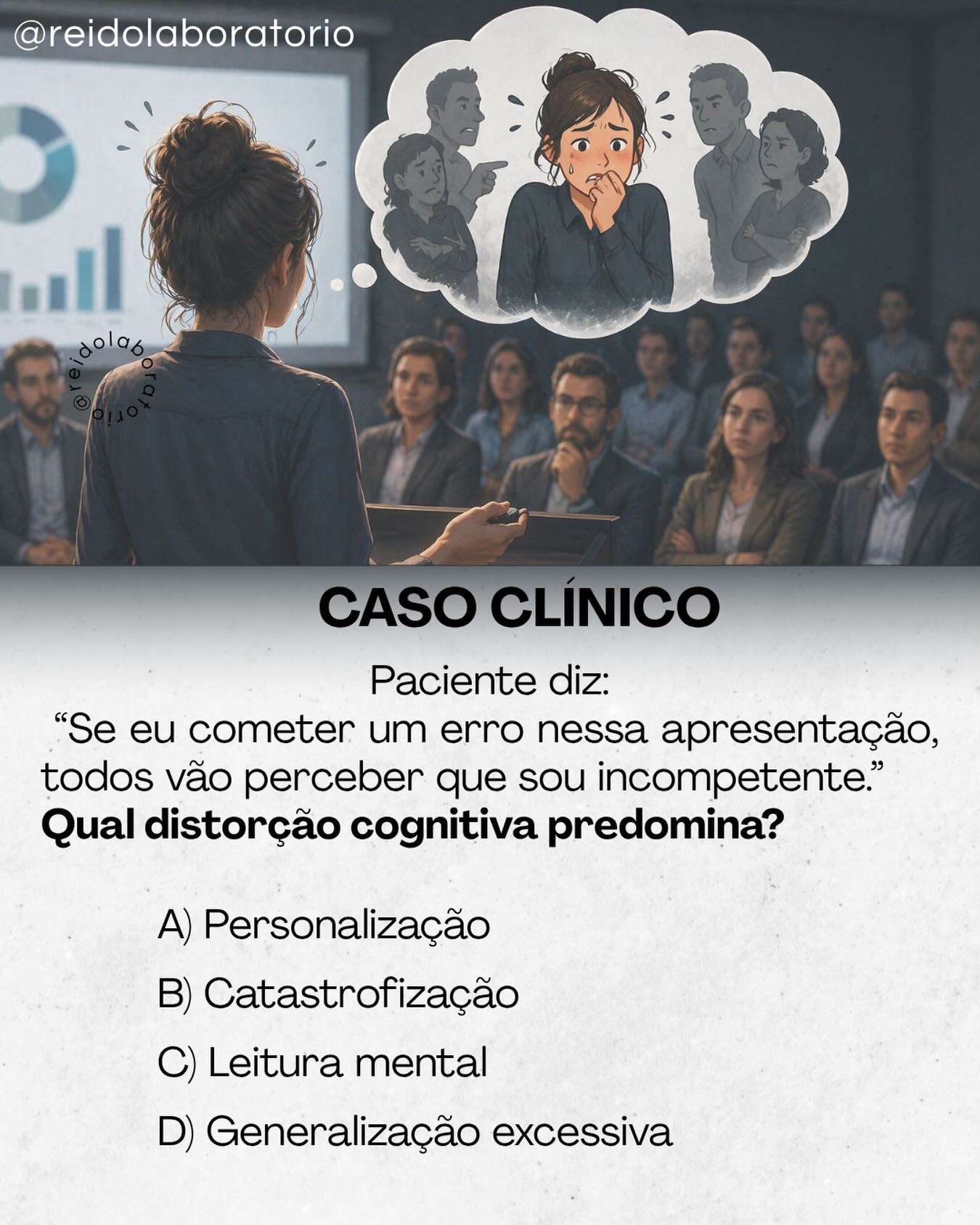 Rei do Laboratório Facebook ad: Lançamento Manual Terapia Cognitivo-Comportamental (TCC)
