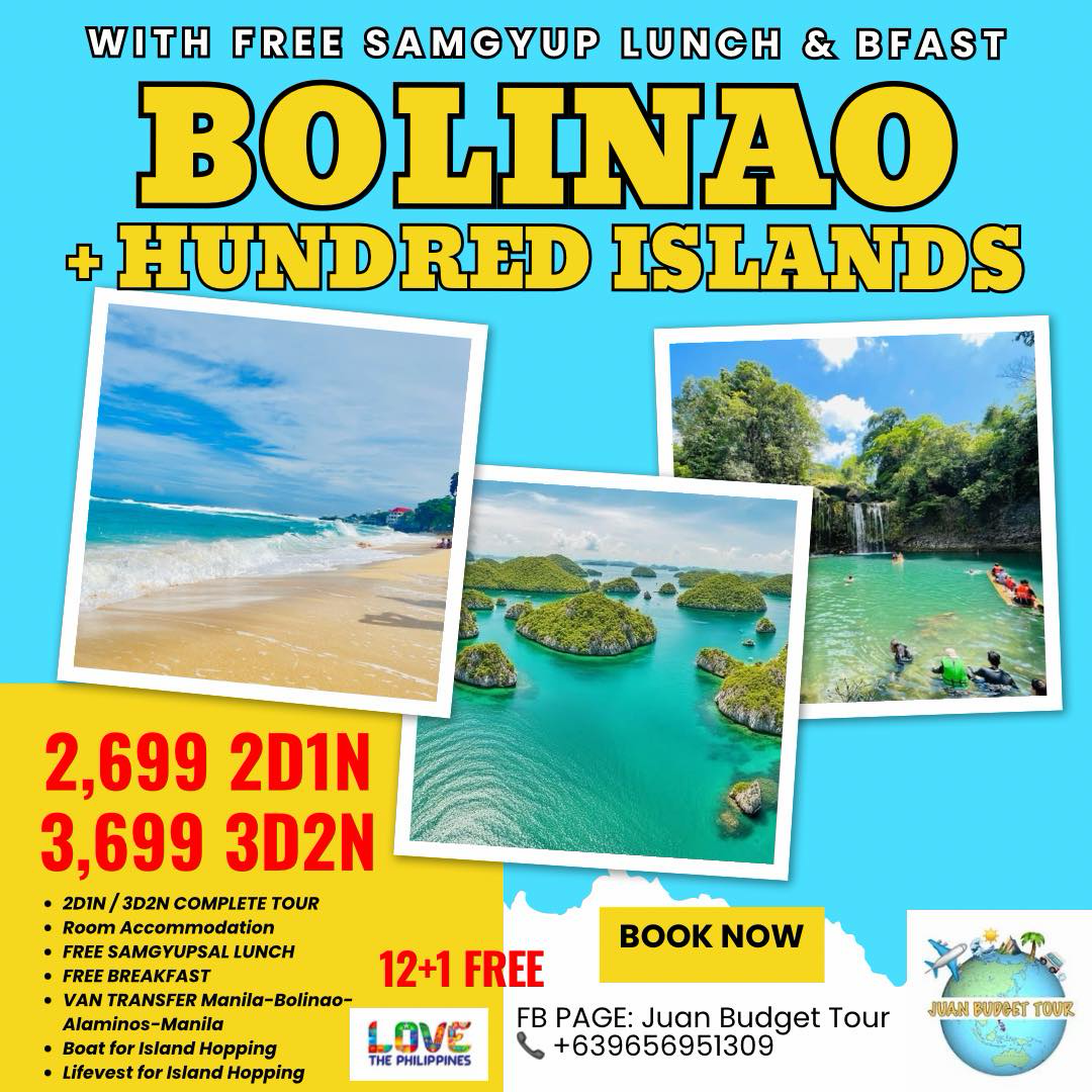 Juan Budget Tour Facebook ad: ๐๐๐๐๐