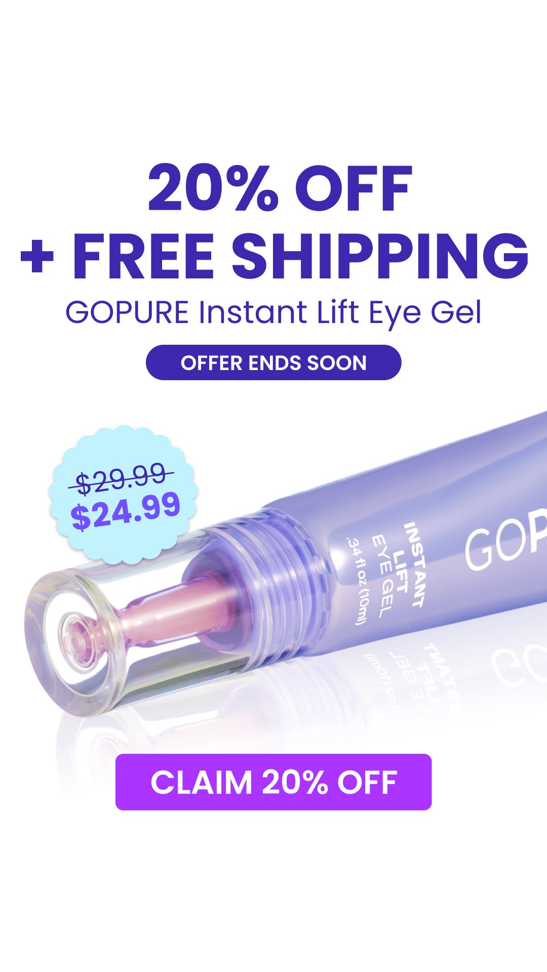 GoPure Skin Care Facebook ad