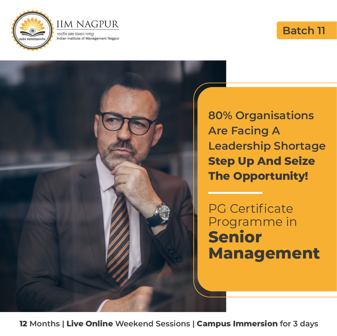IIM Nagpur Senior Management Programme Facebook ad: IIM Nagpur's Senior Management Programme (Batch 11)