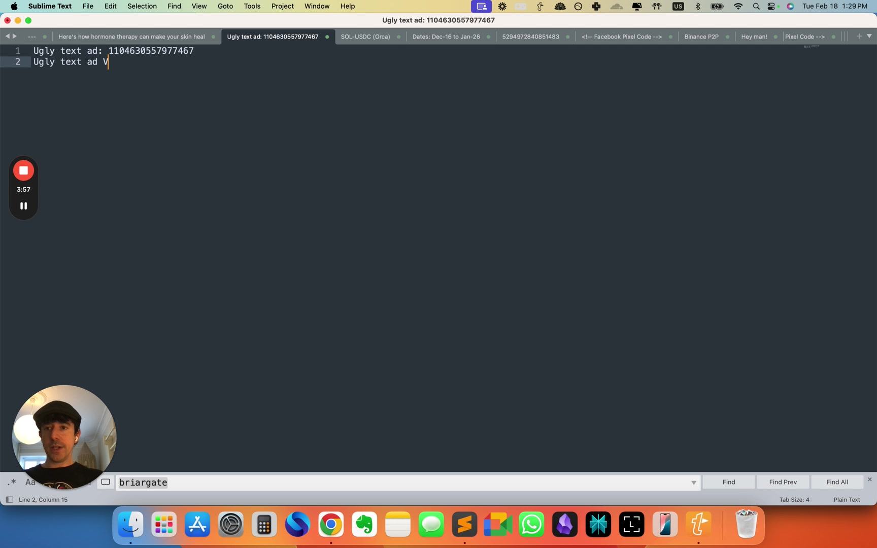 Hernan Vazquez Facebook ad: Hey if you're running ads, they are working…