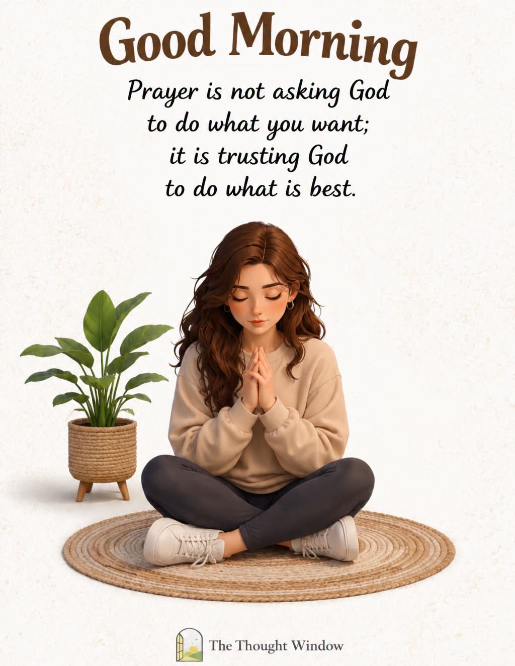 The Thought Window Facebook ad: Every new morning is a reminder that God’s…