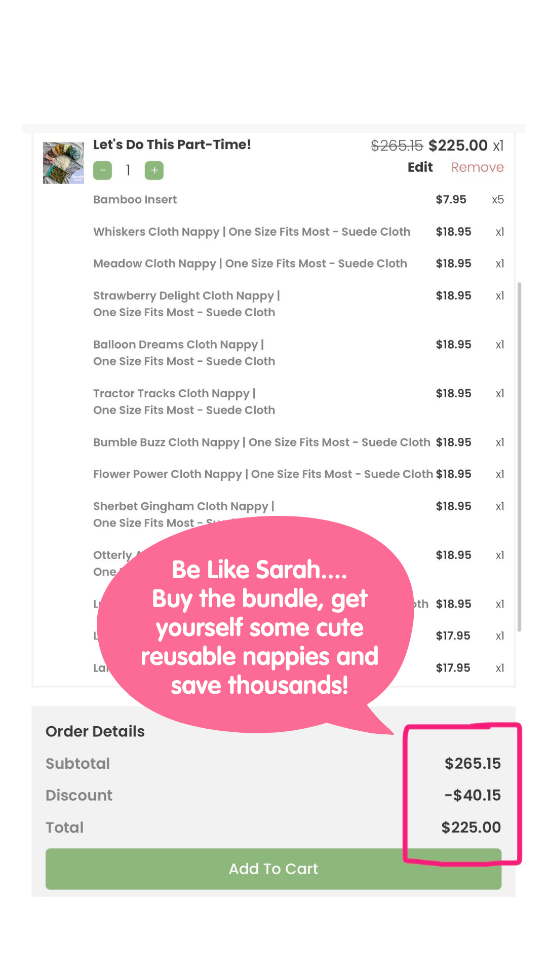 Bear & Moo Facebook ad