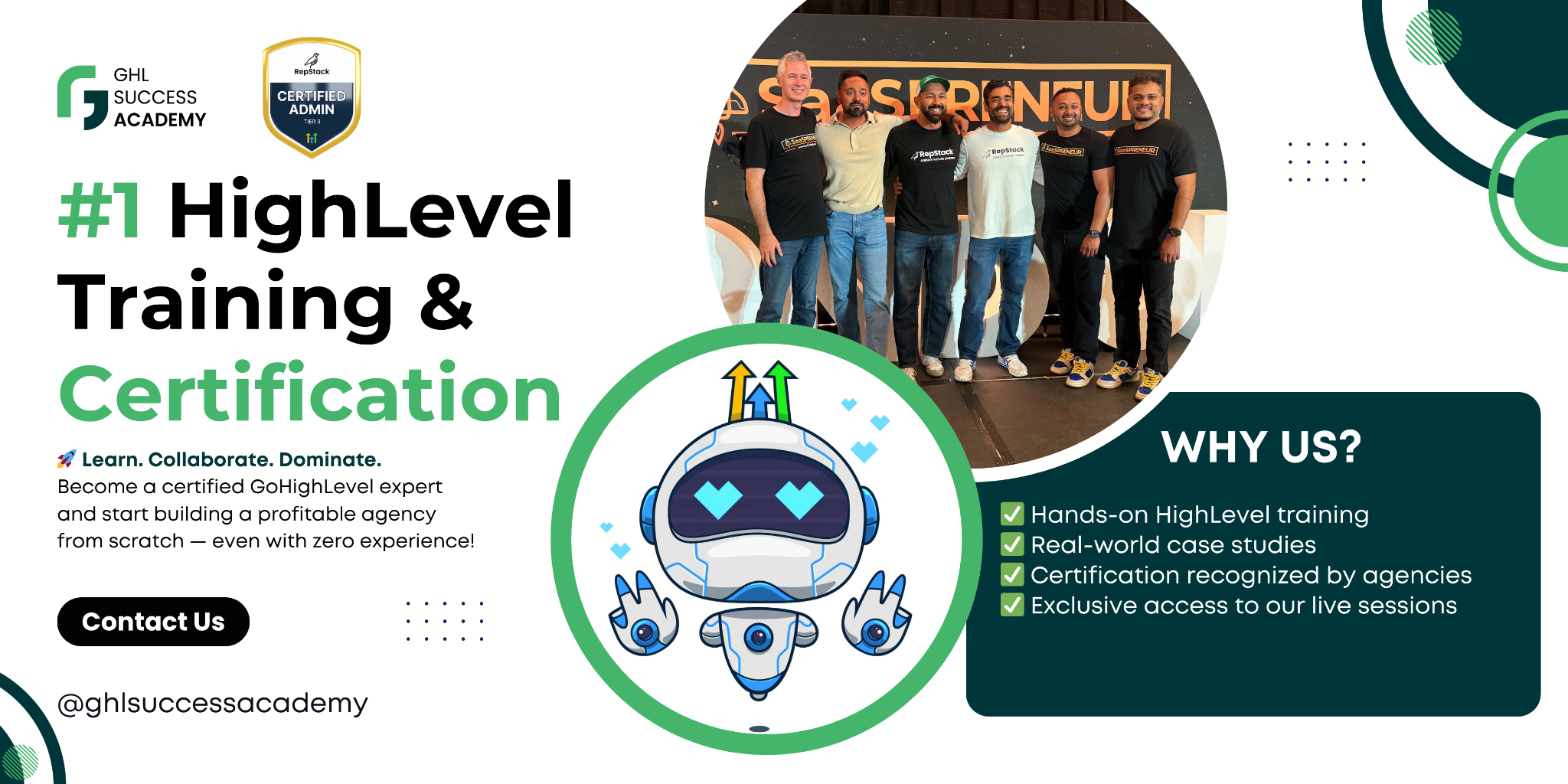 GHL Success Academy Facebook ad