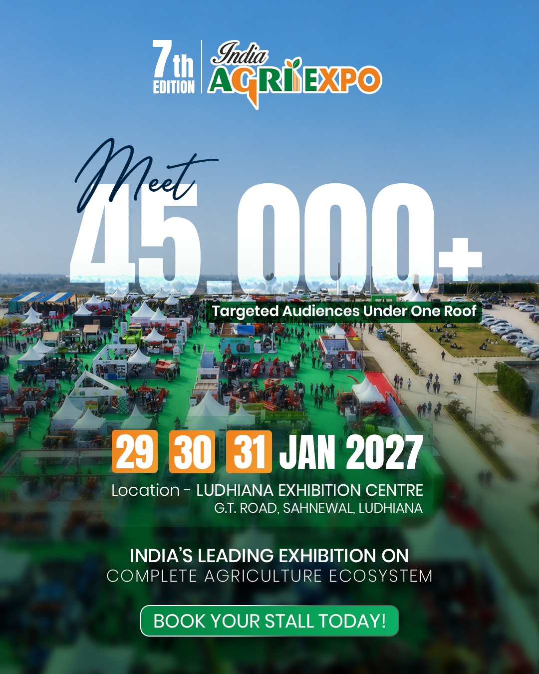 India Agri Expo Facebook ad: 7th Edition | India’s Leading Exhibition on the…