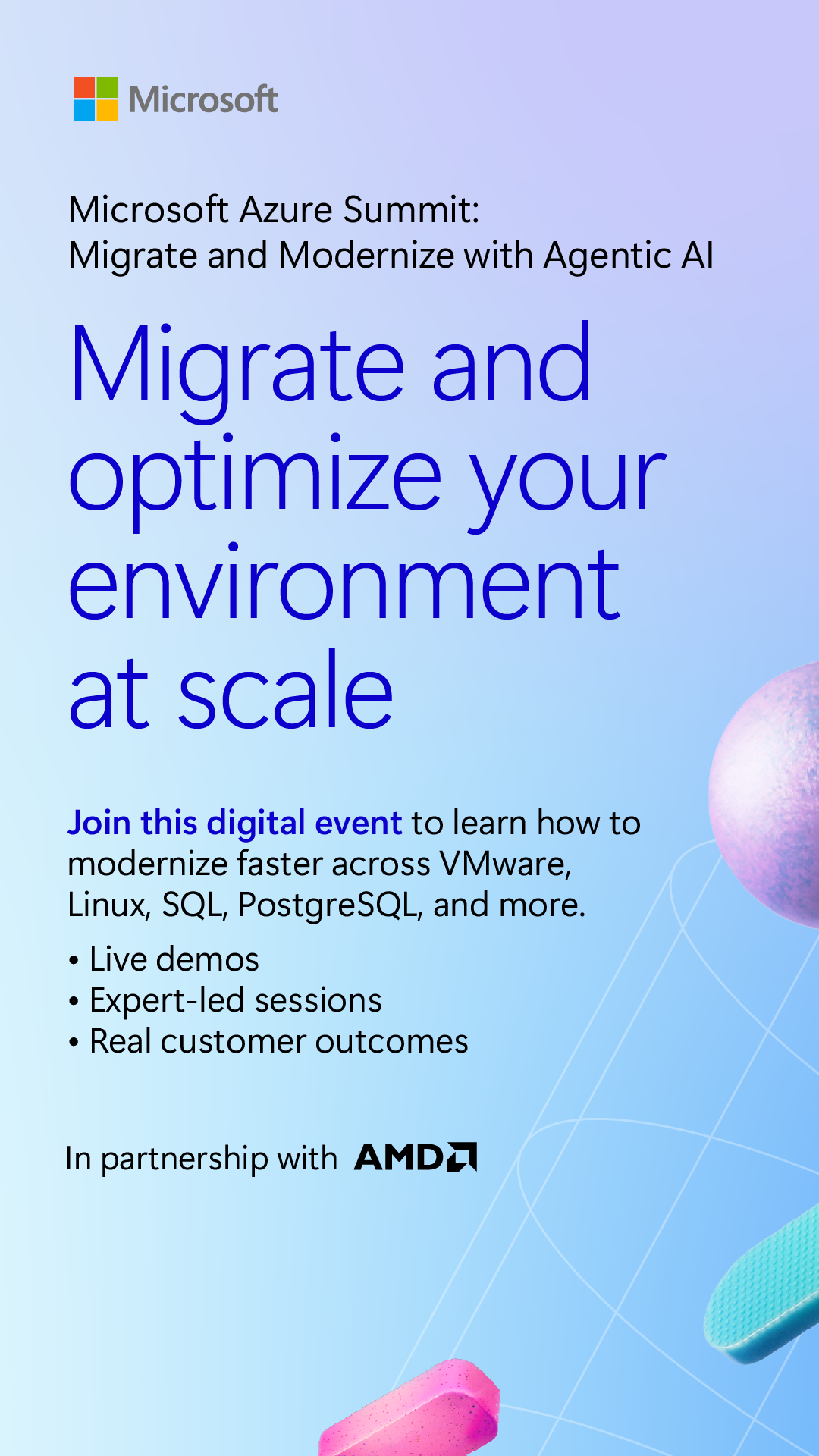 Microsoft Azure Facebook ad