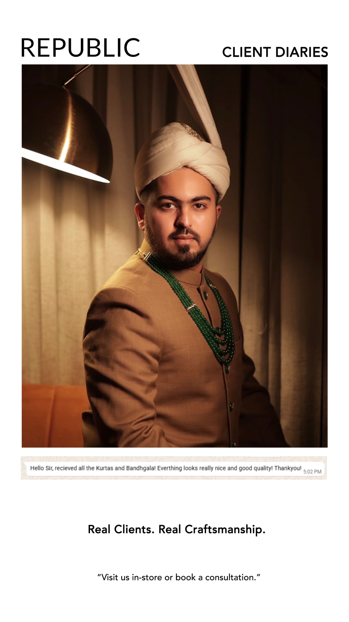 Republic by Omar Farooq Facebook ad from Dec 24, 2025