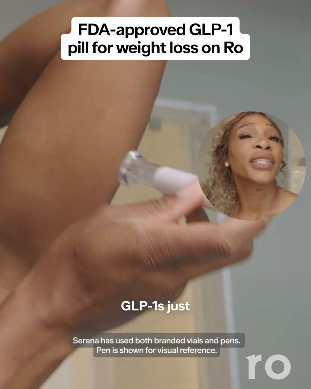 Ro Facebook ad: Join Serena on Ro