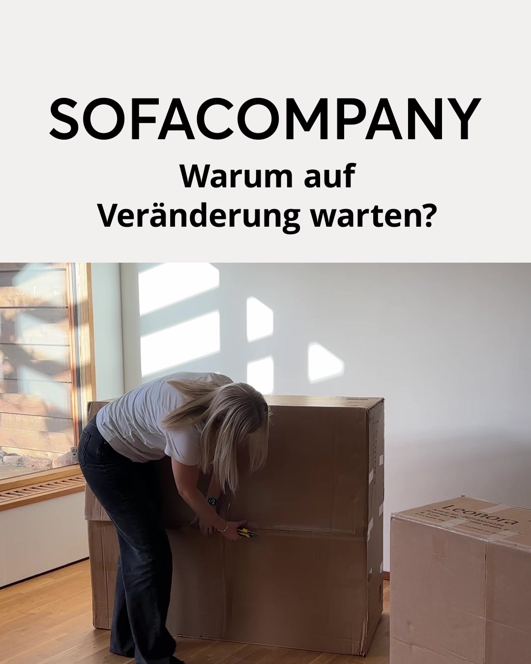Sofacompany Facebook ad: Sofas entdecken