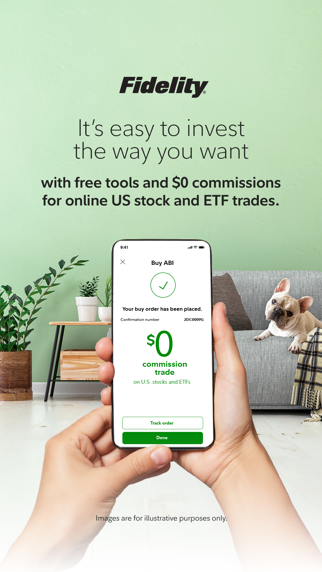 Fidelity Investments Facebook ad